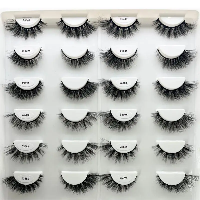 

3D False Eyelash Natural Mink Half Eyelashes Short Eyetail Lengthened Wholesale Wispy Cat Eye Lashes Pack Half Lashes