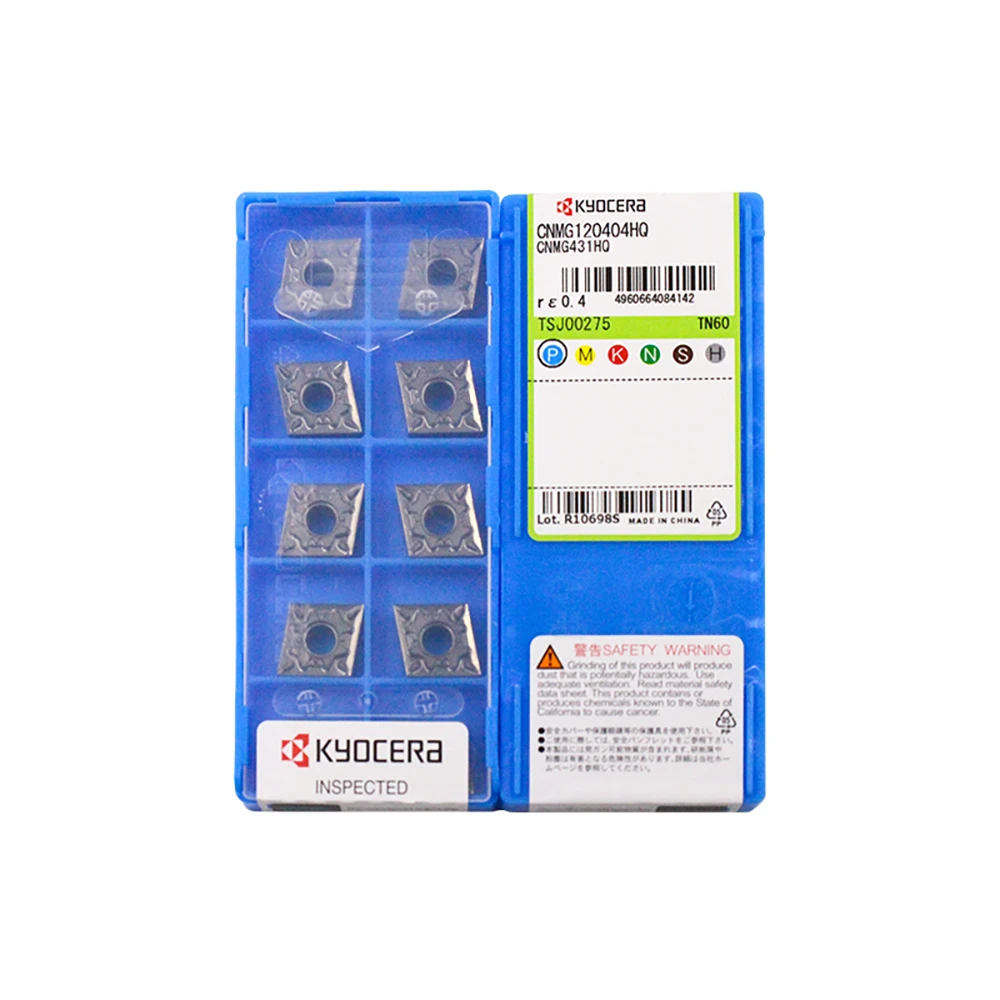 

Original CNMG 090404HQ 090408HQ 120404HQ 120408HQ 120412HQ TN60 80° Diamond Negative Insert with Hole