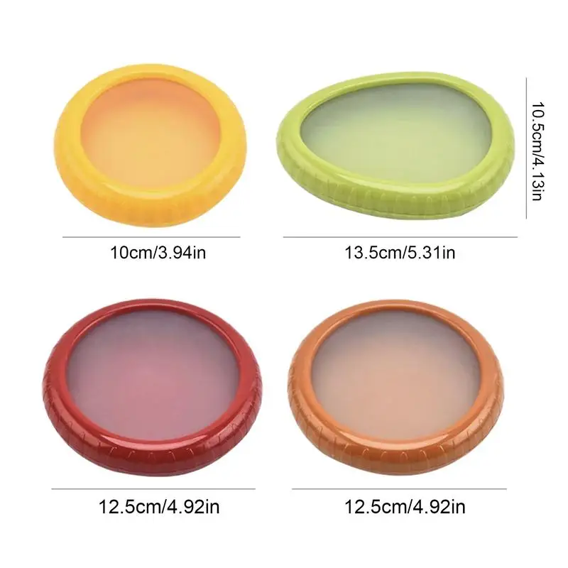 Silicone Leak-Proof Fruit-Specific Storage Containers EasyClean and Multi Piece Set