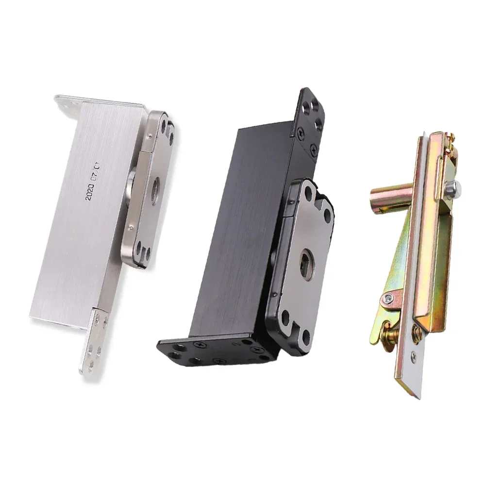 Conceal Heavy Door Pivot Hinges 90 Degree Positioning Hydraulic Automatic Hinge Invisible Rotating Rotating Shaft  Spring Hinges