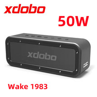 XDOBO 50W Big Power Stereo Hifi Sound Outdoor Music Boombox Heavy Bass Speaker Wireless Blue Tooth Portable Waterproof Speaker