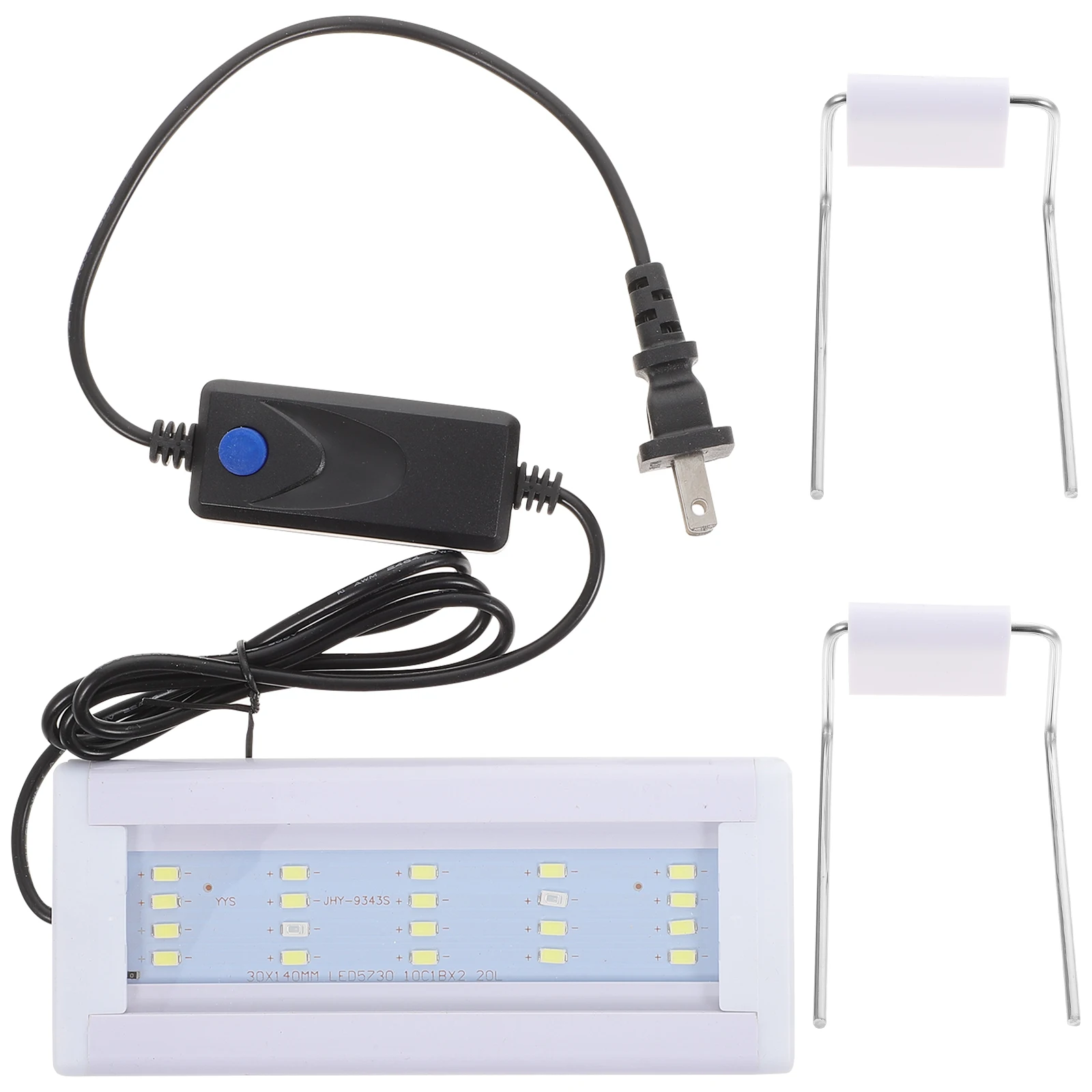 

1 pc Led Fish Tank Light 20-30Cm Aquarium Lamp With Us Plug Clip-On Lighting Tool For Fish Tanks Durable Plastic Aquarium Light