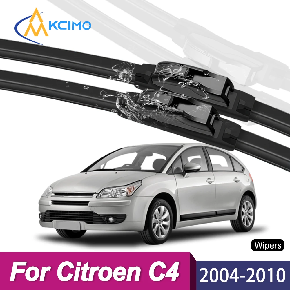 Windshield Wiper Blades for Citroen C4 2004–2010, Symmetrical Spoiler, No Gap Wiping