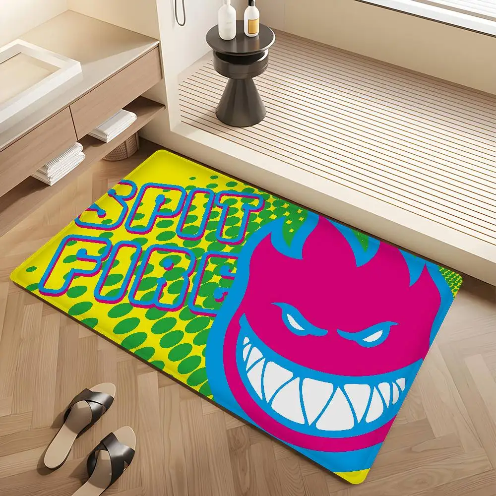 S-SpitfireS Floor Mat Non-Slip Laundry Room Mat Laundry Decor Balcony Child Living Room Bedside Mats