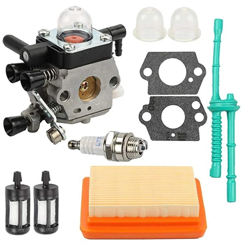 MM55 Carburetor Kit for MM55 MM55C Tiller String Trimmer Parts Replace 4601-120-0600 C1Q-S202 C1Q-S202A