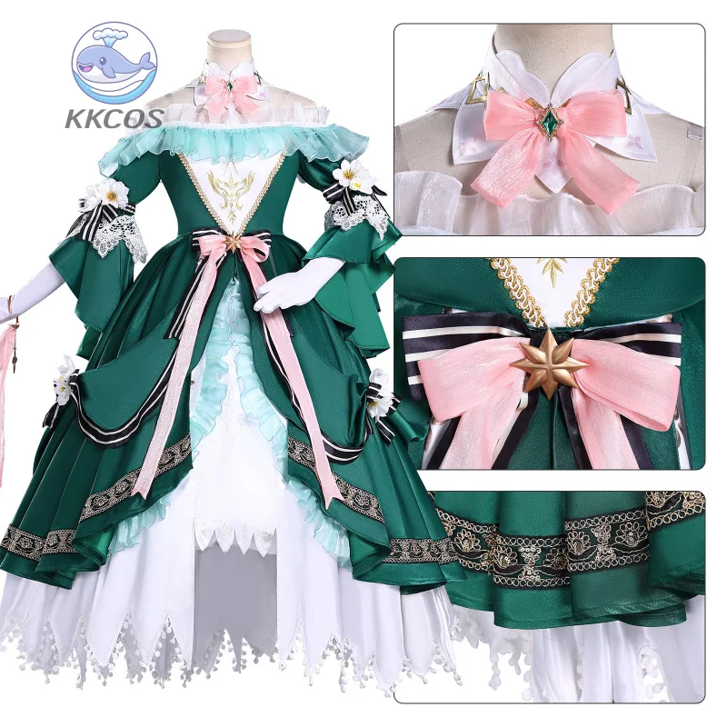 Honor of Kings Xi Shi Косплей Костюм Mage Dream Weaver Новая кожа Аниме Игровой наряд для женщин Косплей Пороприятия Хэллоуин KKCos