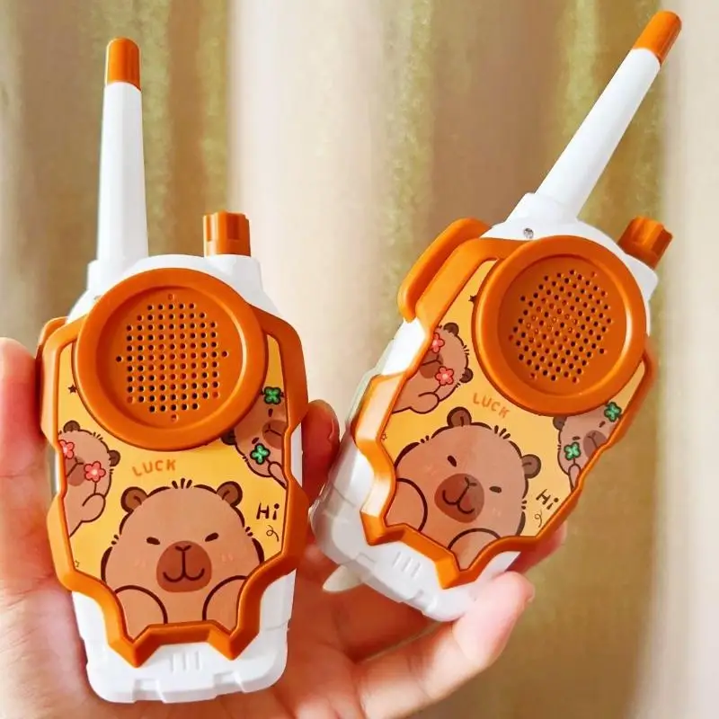 2 قطعة التفاعل بين الوالدين والطفل أجهزة اتصال لاسلكية المدى اتجاهين استقبال كابيبالا الأطفال اسلكية تخاطب لعب الاطفال هدايا عيد الميلاد #5