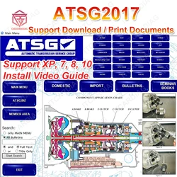 Software de reparación de automóviles ATSG 2017, transmisión automática, información de reparación de grupos de servicio, unidad de diagnóstico Manual Atsg, Failur, el más nuevo