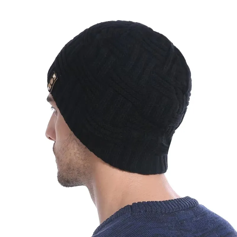 Skullies Beanies Herren Wintermützen für Männer Frauen Winter Beanie Mütze Strickmütze Mütze Homme Totenkopf Gorro Bonnet Caps Giaпка