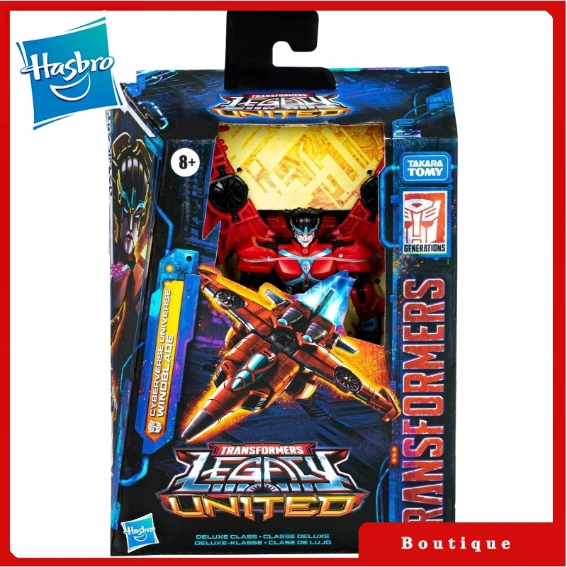 Op voorraad Hasbro Transformers speelgoed Legacy United Deluxe Class Windblade-actiefiguren Autobots Hobby's Geschenken Verzamelobject