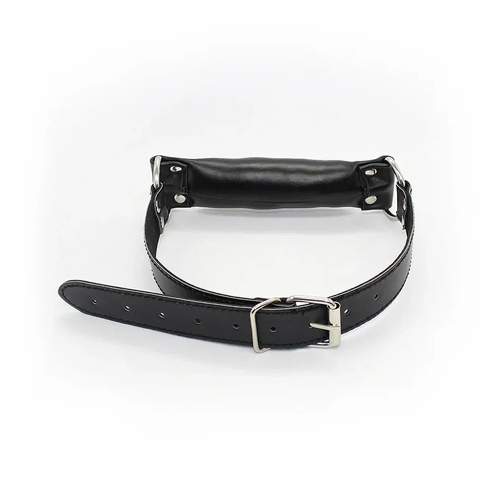 WAKEWAY Leather Bite Bondage Gear Flirting Erotic Toys for Couples Adult Fetish Sex Slave Supplies