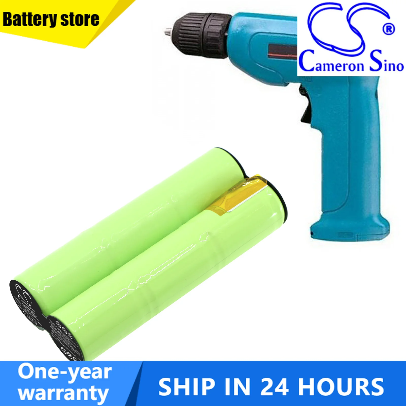 CS Replacement Battery for Makita 6176D,6176DW,6176DWF,6076DW,6010SD,6010SDW,6070D,6170D,M001 PN:678103-4,6 2200mAh / 15.84Wh