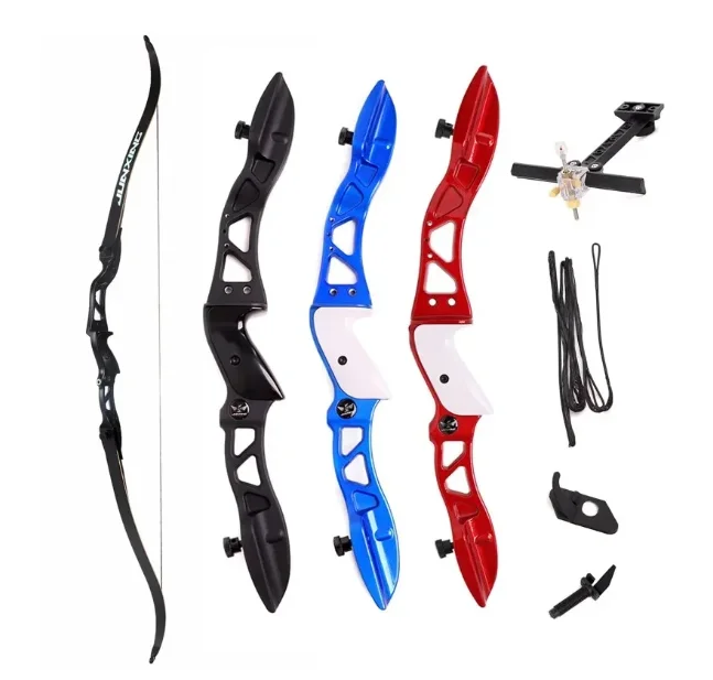 

JUNXING F155 Left/Right Recurve Bow Riser 16-40Lbs 66 Inches Bow Limbs Handle for outdoor shooting training archery accesso