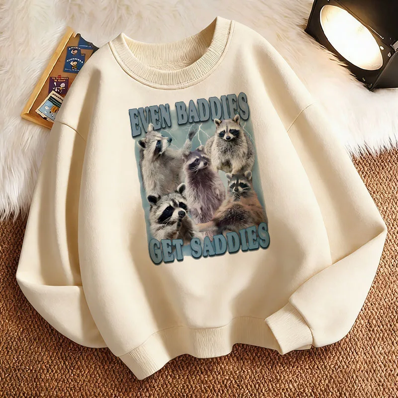 Y2k Fashion Bear Kinder-Sweatshirt, Pullover, Frühling und Herbst, Rundhalsausschnitt, Grafikdruck, Kapuzenpullover für Jungen/Mädchen, Kinder-Kapuzenpullover