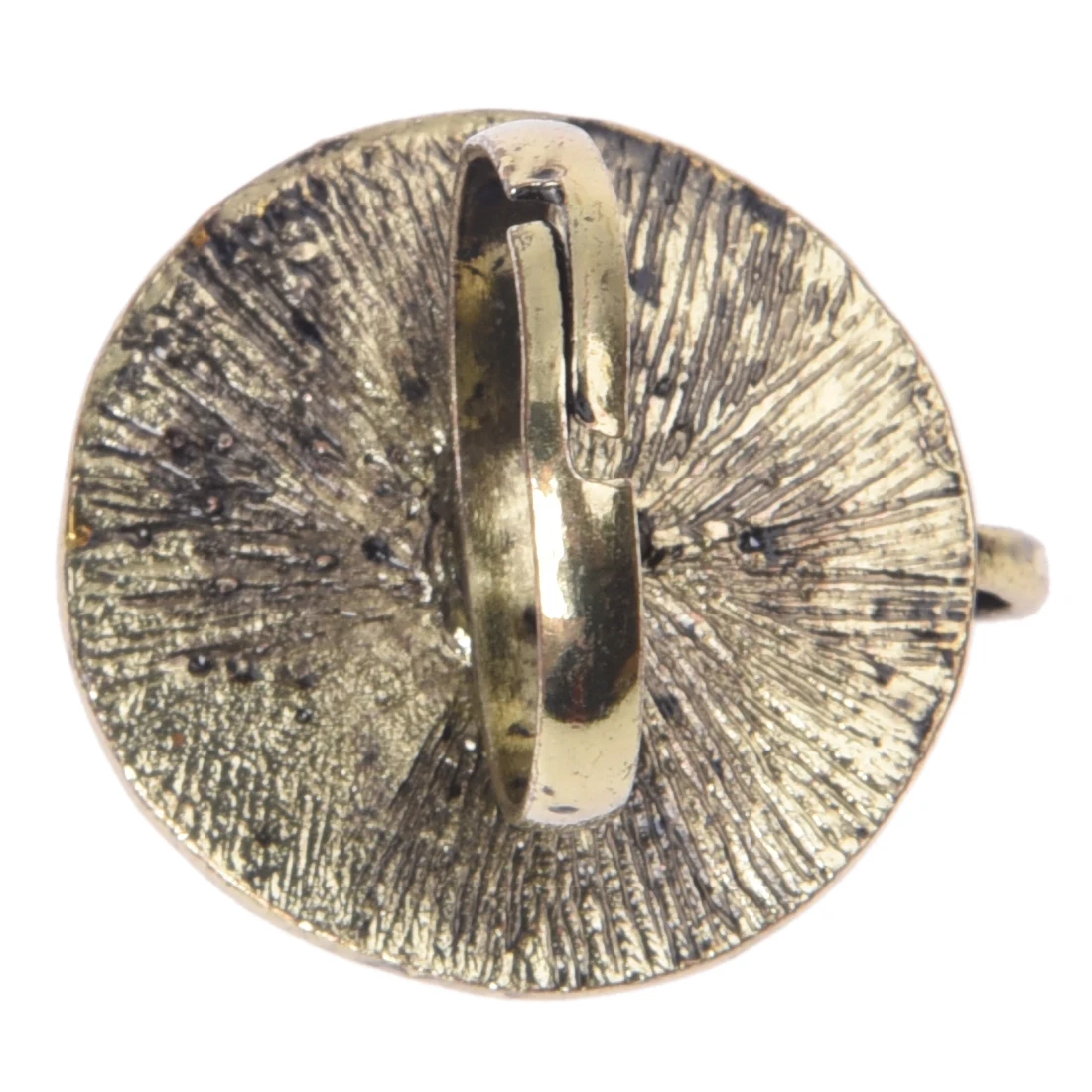 โลหะย้อนยุคกาแฟชาถ้วยแหวนนิ้วปรับแฟชั่น