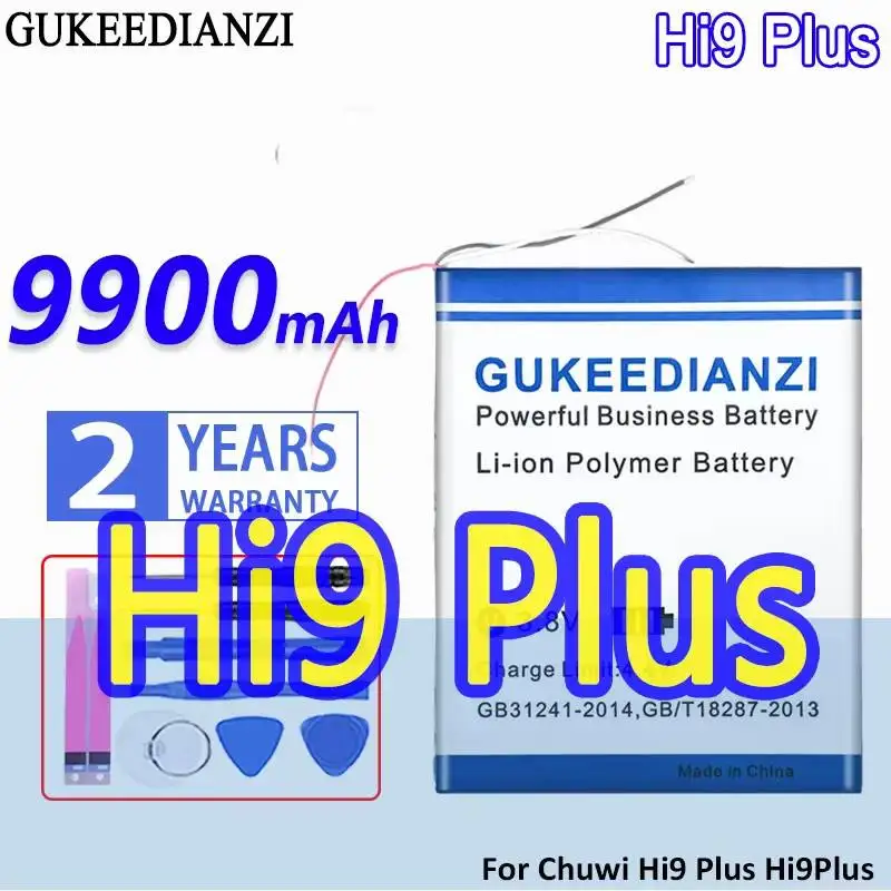 

Аккумулятор 9900 мАч с длительным сроком службы для планшета Chuwi Hi9 Plus Hi9Plus, 3-контактный, 3-проводной