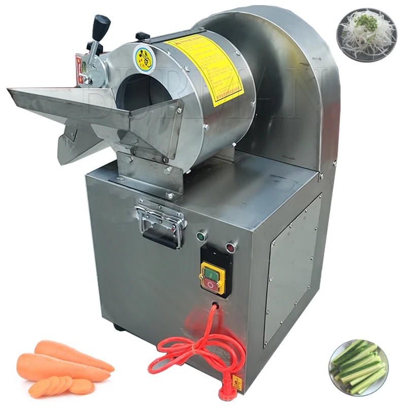 

Vegetable Cutting Machine Slice Shred Machine Automatic Commercial Vegetables Processor Equipment Potato Carrot Cutter