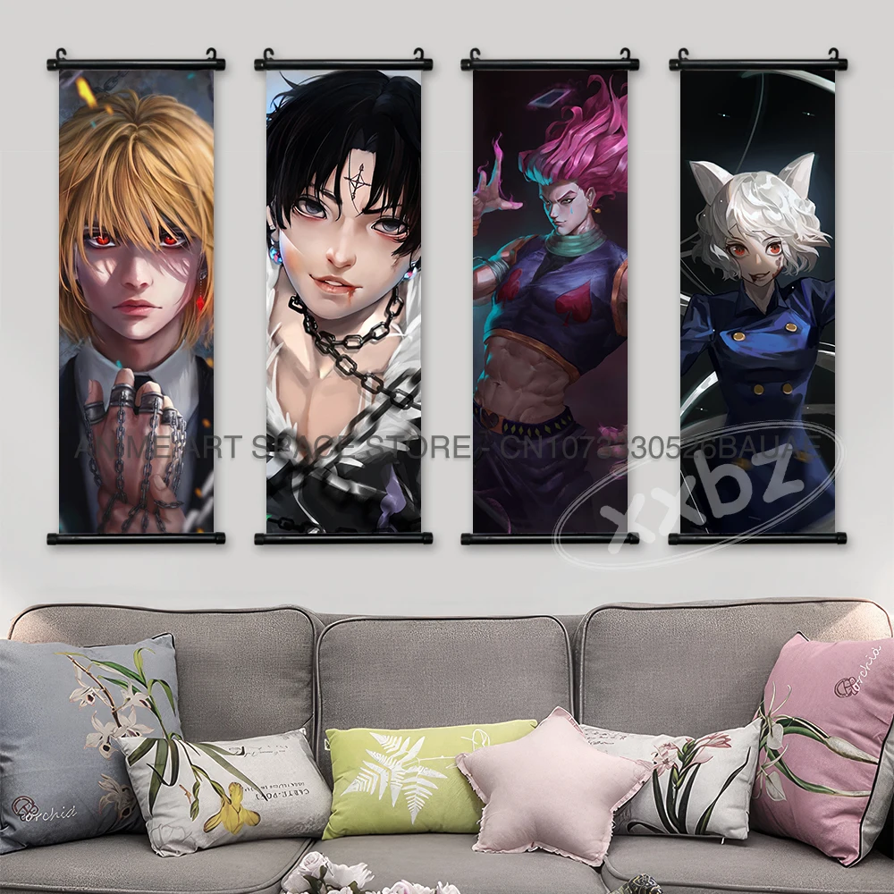 Hunter X Hunter Hanging Painting Home Decoration Canvas Kawaii Scrolls Pictures Wall Art Hd Prints Latest Bedroom Anime Poster