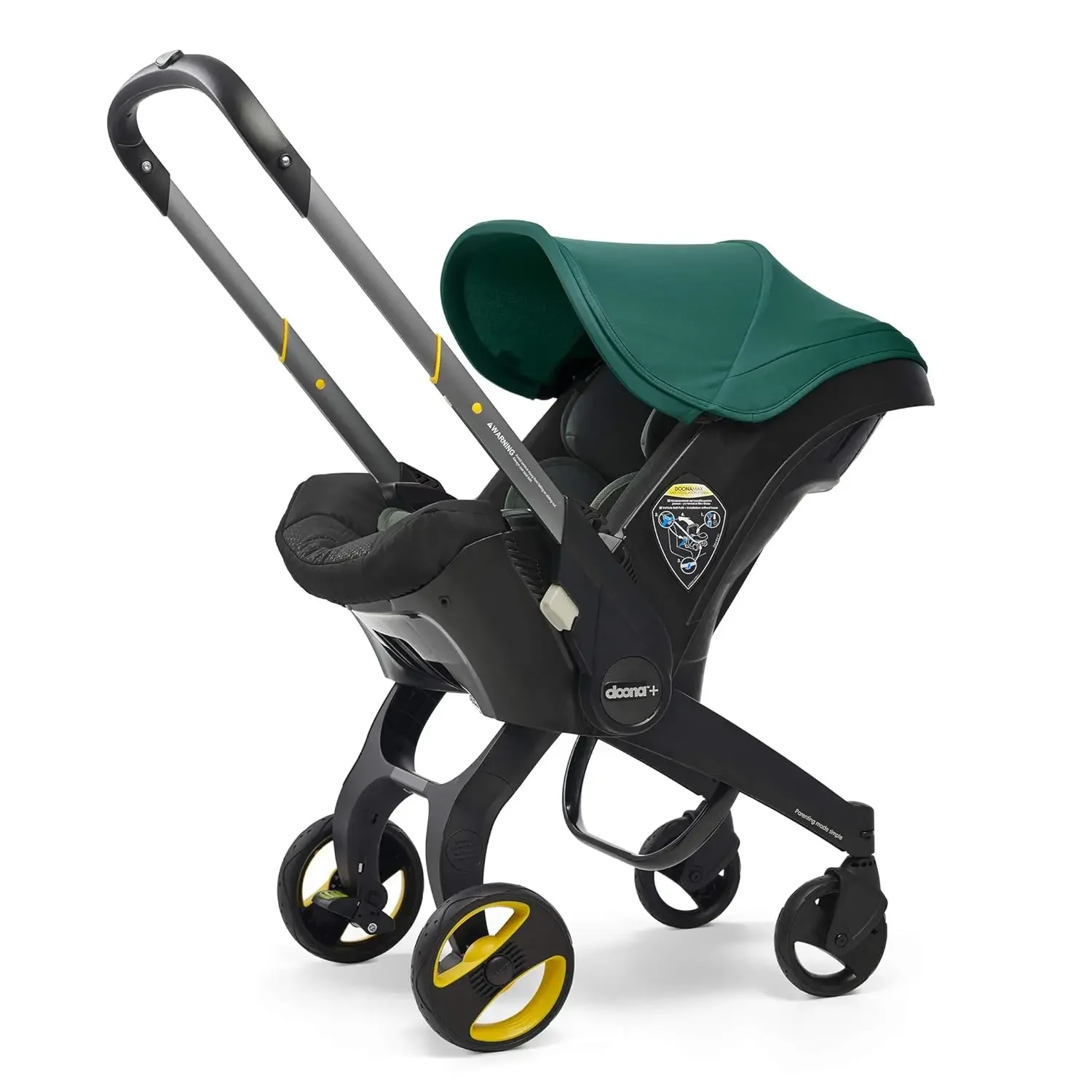 

Автокресло и коляска Doona, Racing Green — универсальная дорожная система