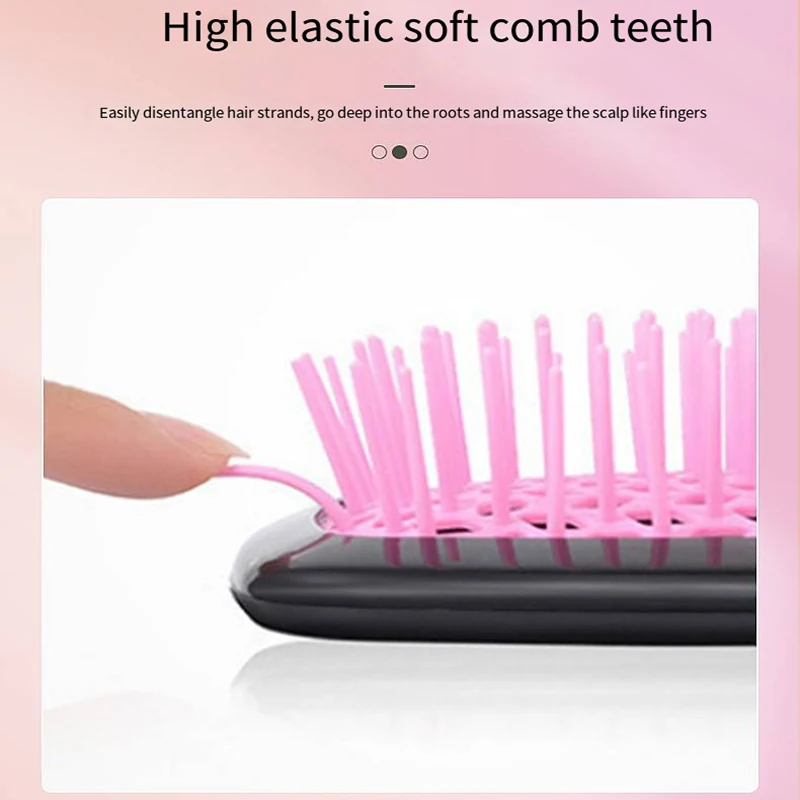 Head Massage Hollow Comb Honeycomb Comb Wet And Dry Fluffy Styling Rib Comb Anti-Hair Loss Scalp Massage Air Cushion Comb