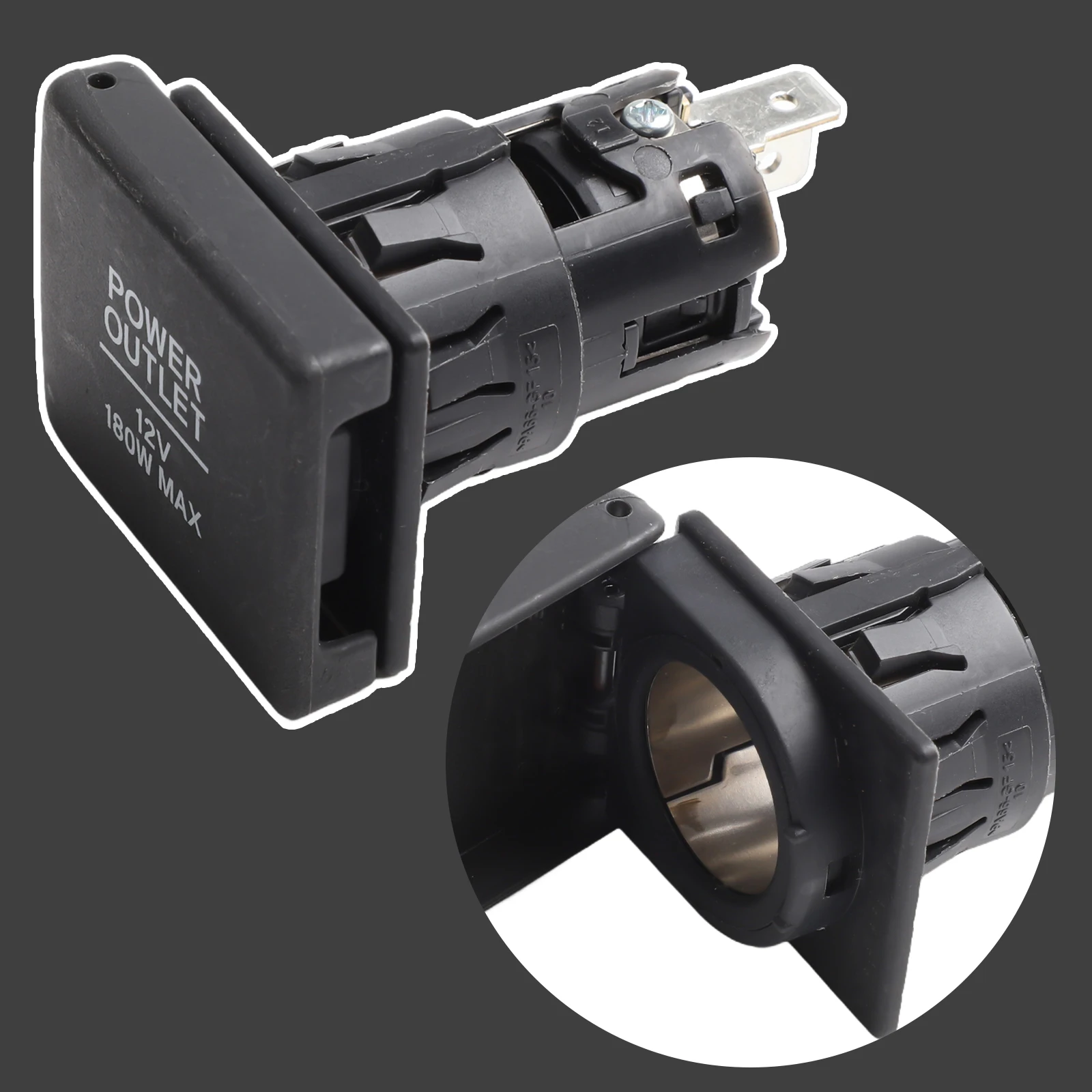 Accord Socket for honda Power Socket Manual Measurement Deviation Plastic Material 12V Operating Voltage Car Maintenance