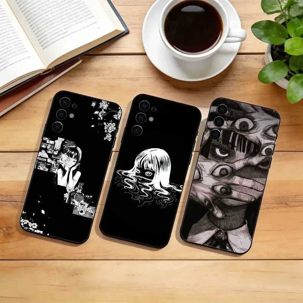 Tomie Kawakami  Phone Case Black Silicone Soft For Samsung S25,S24,S21,S22,S23,S30,Ultra,S20,Plus,Fe,Lite