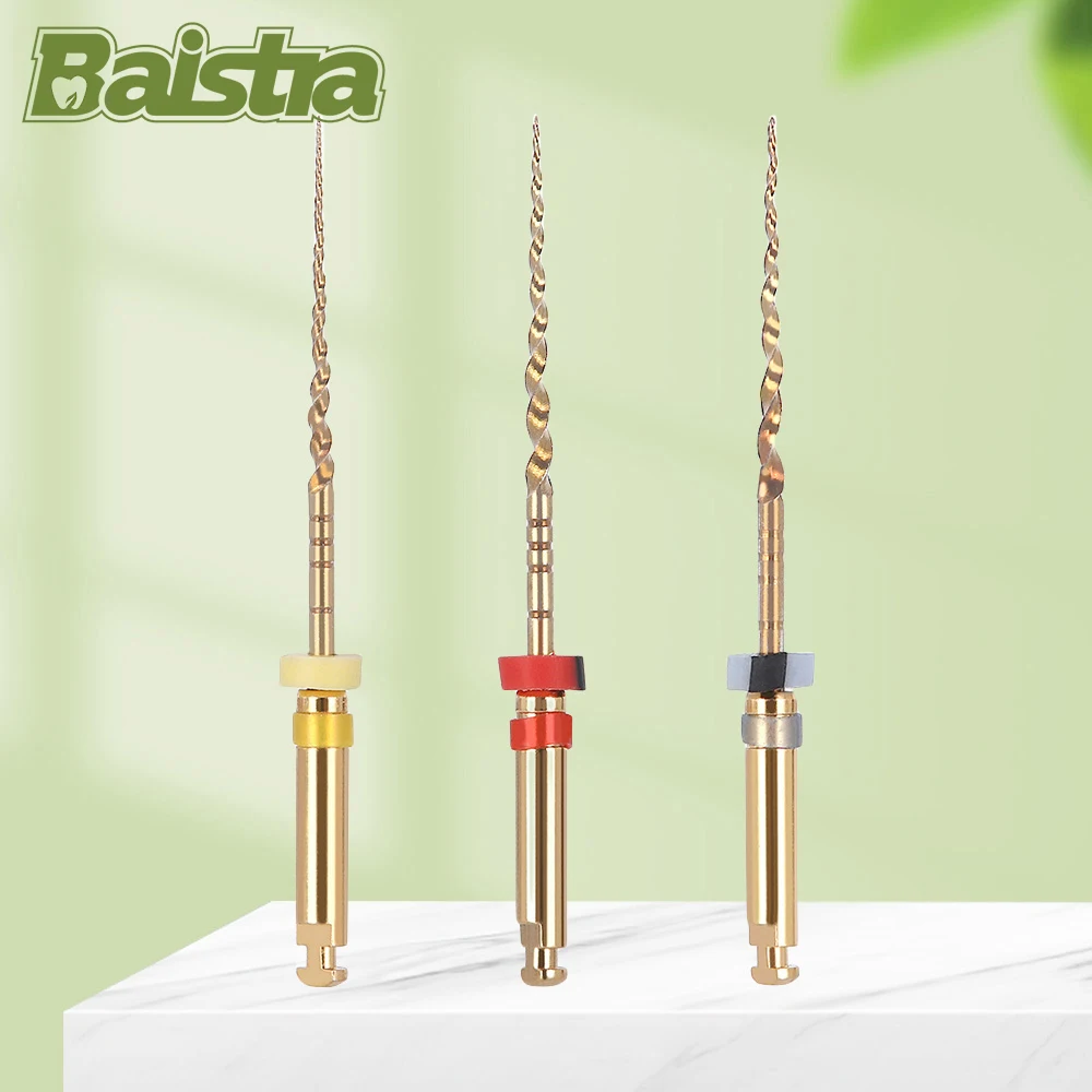 BAISTRA Dental Endodontic Root Canal Niti X1-X3 File 25mm Used in Endo Treatment for Shaping & Cleaning