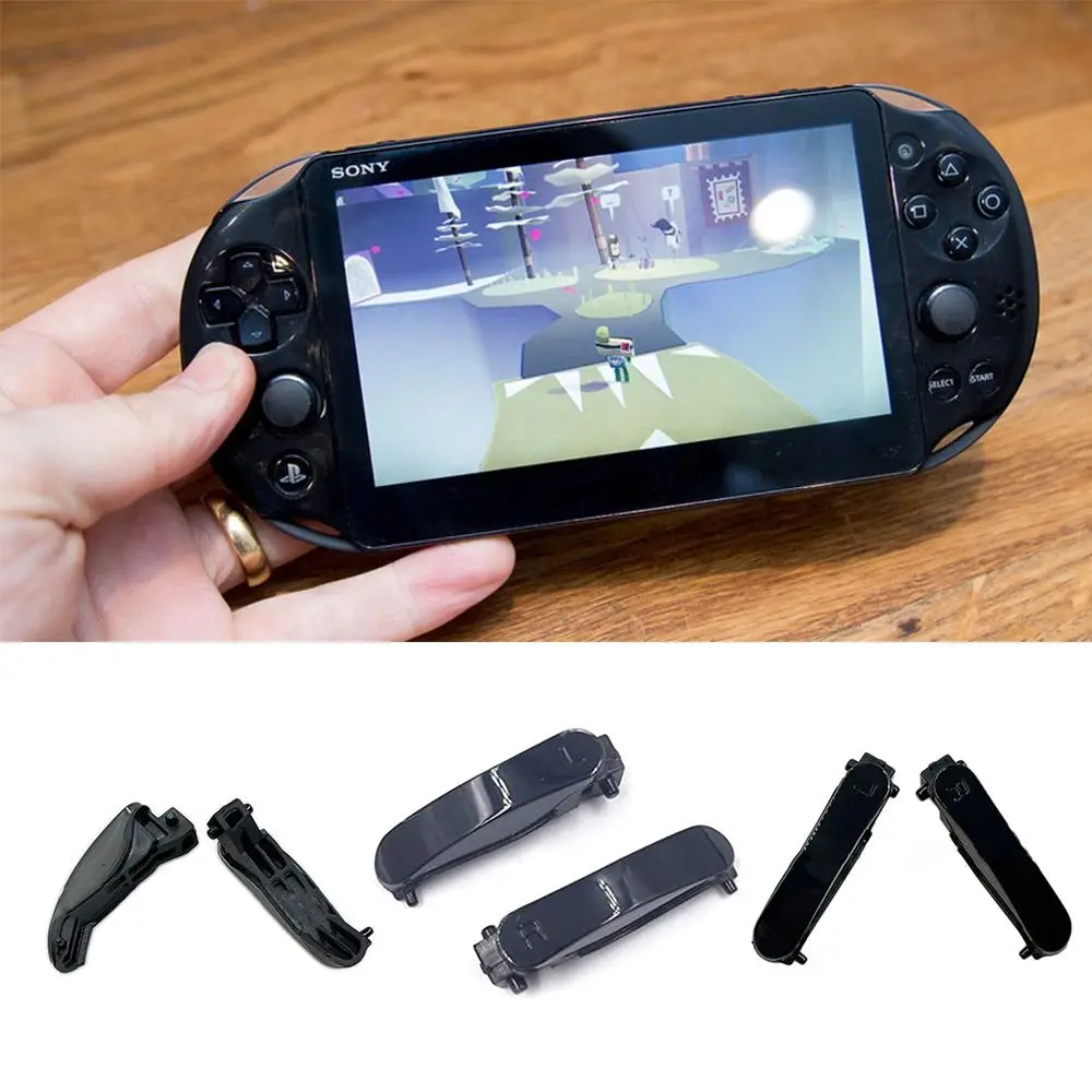 อะไหล่เดิมคอนโซล LR Trigger ซ่อม Universal ซ้ายขวา Trigger เกม L R คีย์สําหรับ PS Vita 1000/ PSV 1000