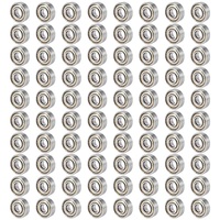 80Pcs 608ZZ Bearing 8X22X7 Mm ABEC-5 Skate Stroller Miniature 608 ZZ Ball Bearings 608Z 608 2Z Bearing