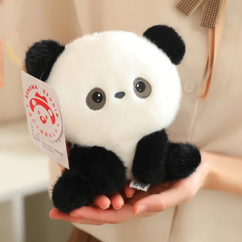 Mini Cartoon Leuke Axolotl Panda Dinosaurus Kleine Kitten Knuffel Desktop Ornam Leren Begeleiden Pop Zachte Knuffeldier Geschenken