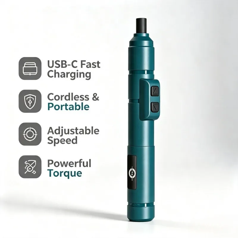 LONGSA 3.6v Mini Electric Hand Drill Wireless Rechargeable Screwdrivers USB‑C Cordless Tool for Home Repair DIY Assembly