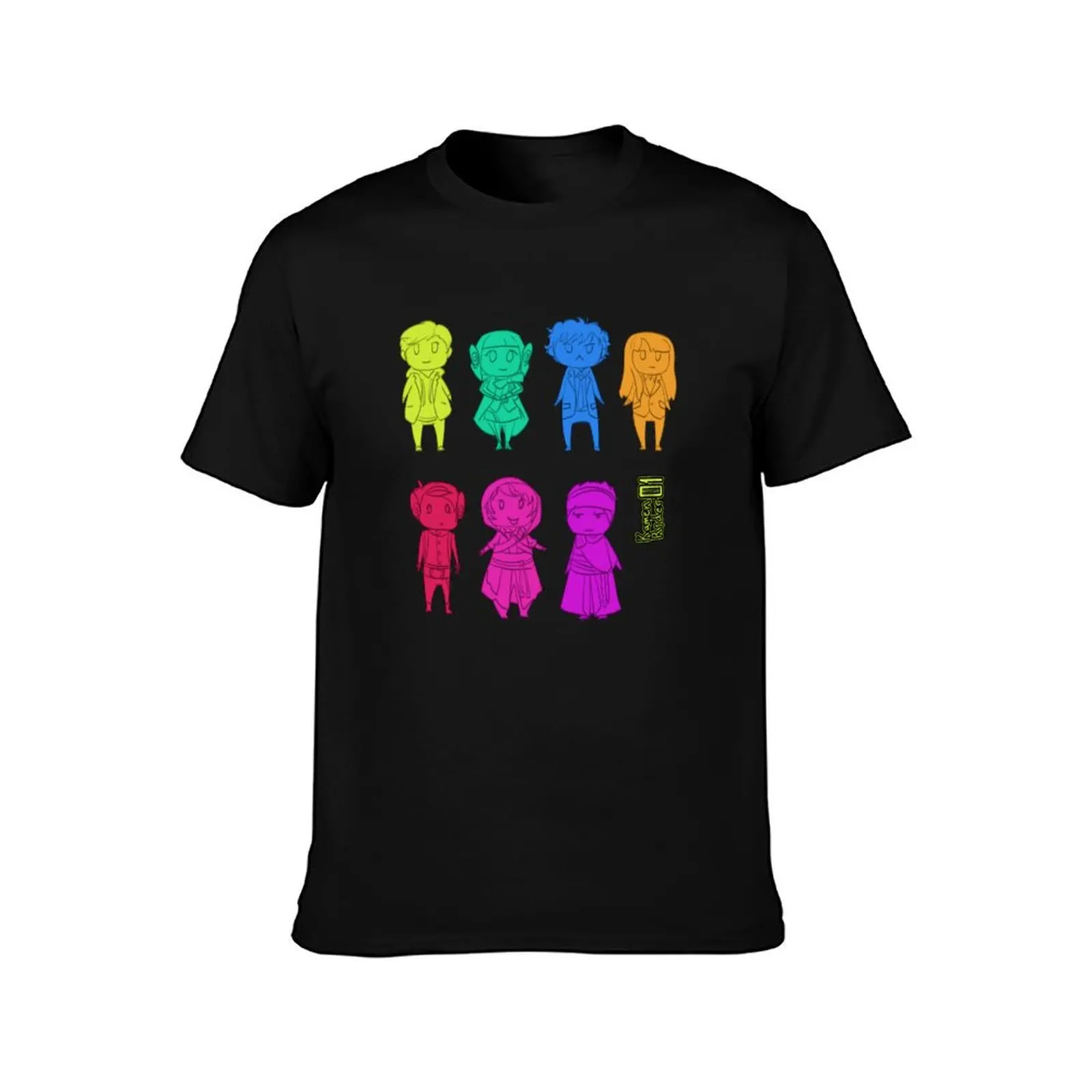 Kamen Rider Zero-One Chibi Set T-Shirt Comfortable Workout Short Sleeve Shirt T-Shirt
