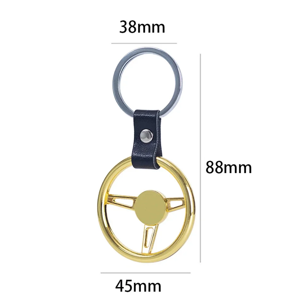 Popular Fashion Keychain keyRing Bearing Style Auto Car Wheel Wholesale Steering Part Racing Steering Wheel Car Key Chain