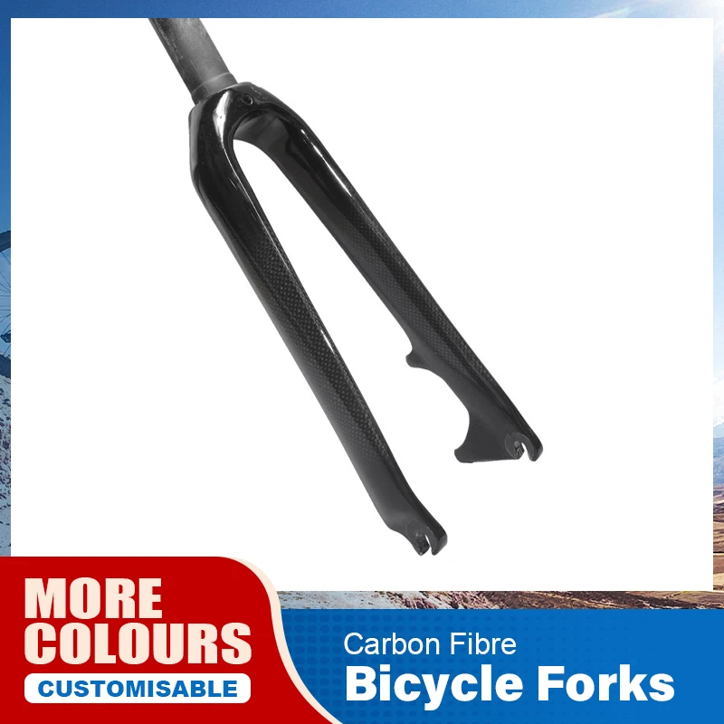 

Manufacturer Supplies All Carbon Fiber Bicycle Front Forks Bike Parts 451 Disc Brakes and 20 Inch Gloss/Matte Small Front Forks