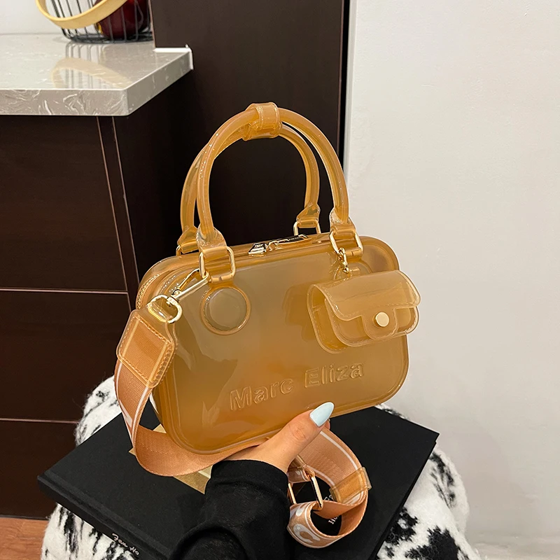 

Chic Two-Tone Leather Tote Bag For Women Luxury Crossbody Shoulder Handbag Designer Ladies Shopping Work Bag