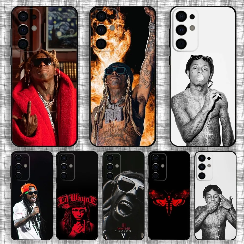 Rapper L-Lil W-Wayne Phone Case For Samsung S24,S21,S22,S23,S30,Ultra,S20,Plus,Fe,Lite,Note,10,9,5G Black Soft Cover