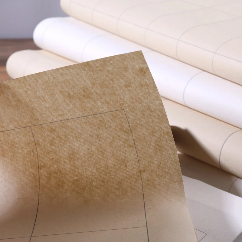 Half Raw Xuan Paper Chinese Calligraphy Blank Rice Paper for Chinese Brush Calligraphy Handwriting Works Practice Art Stationery