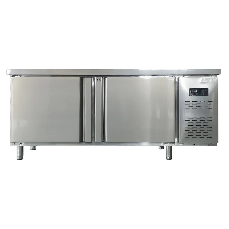 

2 Doors Restaurant Kitchen Commercial Table Under Counter Refrigerator