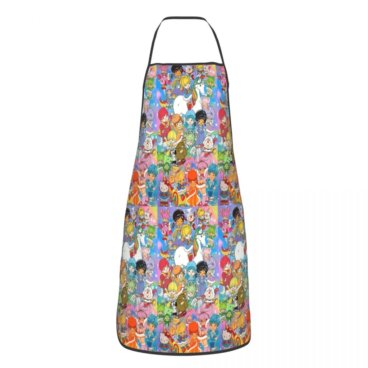 Cartoon Cute Rainbow Brite Aprons Chef Cooking Tablier Waterproof Bib Kitchen Cleaning Pinafore for Women Men Painting