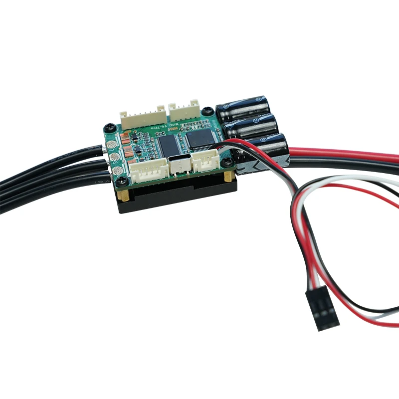 HOEYI MINI V6.7PRO HYESC6.7PRO يعتمد على VESC مع المشتت الحراري المؤكسد من الألومنيوم لمحرك FOC بدون فرش VESC6