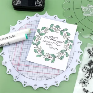 Rotierende Stamping -Plattform, Stempelfotoswerkzeug, Stempel- und Spin -Werkzeug, kreisförmiges Design, genau an Ort und Stelle, 3 Größen 8 Hauptverkäufe von Rotary Stamp - №6