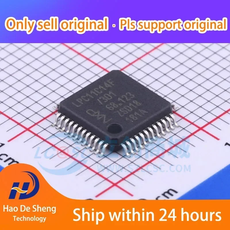 

10 шт./лот LPC11C14FBD48/301 LPC11C14F LQFP48 IC новый оригинальный в наличии, активные компоненты