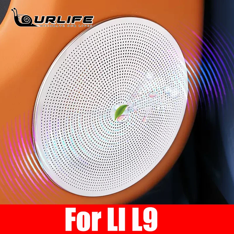 Car Styling For For LEADING IDEAL LiXiang L9 Car Door Panel Loudspeaker Sound Pad Stereo Audio Speaker Cover Interior Accessory