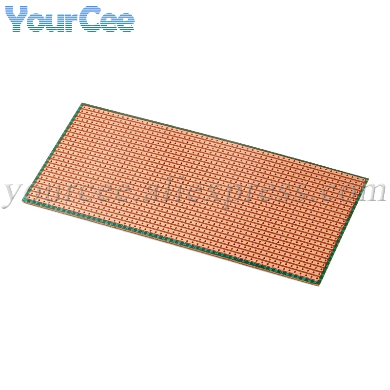 2pcs Prototype Paper PCB 6.5*14.5CM 6.5x14.5CM DIY Green Universal Experiment Matrix Circuit Board