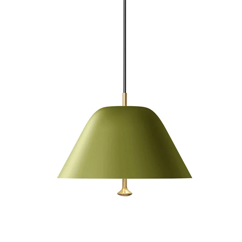 Menu Levitate Hanglamp Nordic Vintage Eettafellamp Deense zwarte bed-groene lamp Decoratie Barbed leeslamp