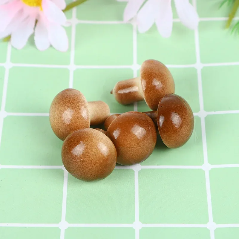 

Mini Fake Mushroom Simulation Fruit and Vegetable Bonsai Ornaments Home Holiday Decoration Photography Props