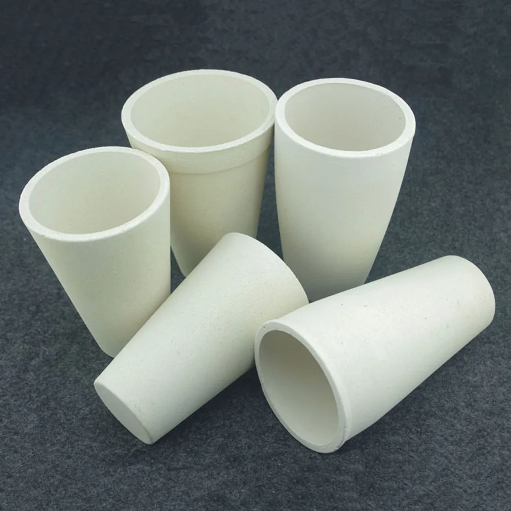 1Pc 280Ml-460Ml Camber Argilla Crogiolo Fuoco Assay M Crogiolo Forniture Da Laboratorio-image
