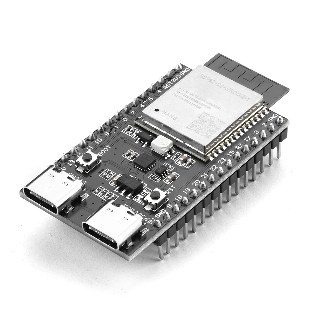 ESP32-C6 WiFi Bluetooth Development Board Core Board Onboard ESP32-C6-WROOM-1 Module Dual TYPE-C Intelligence Development Board