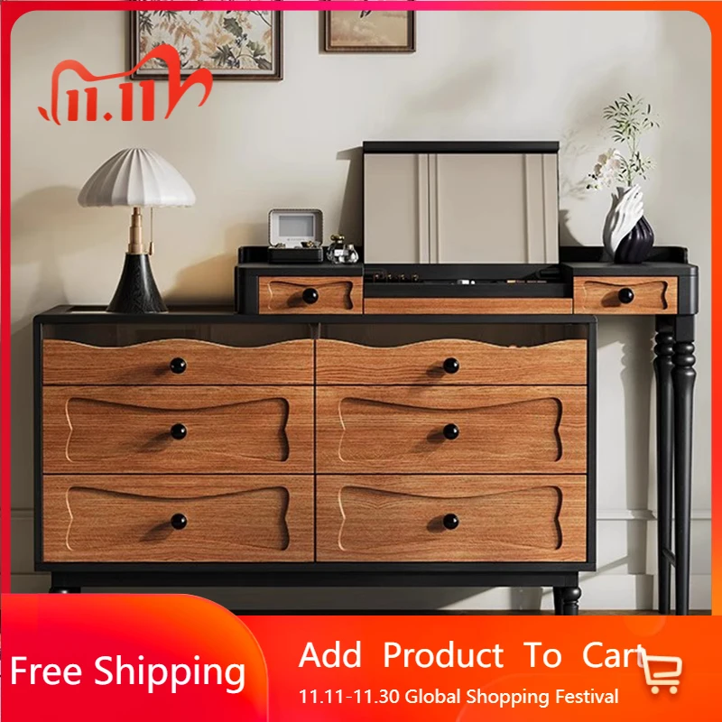 

Cosmetics Bedroom Vanity Table Storage Drawers Makeup Mirror Desk Drawers Dressing Table Tall Vestidores Lounge Suite Furniture