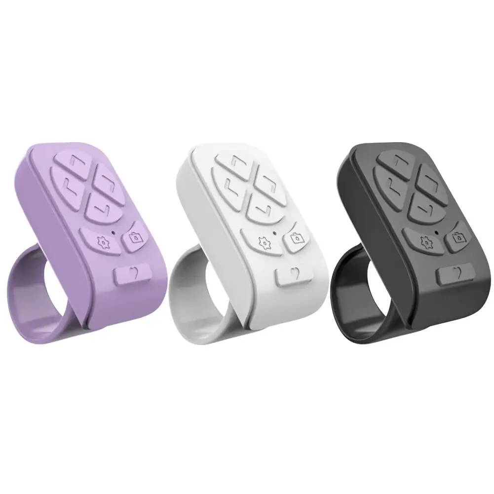 Bluetooth Remote for iPhone Mobile Phone Universal Remote Control Scrolling Finger Tiktoks Remote Controlle